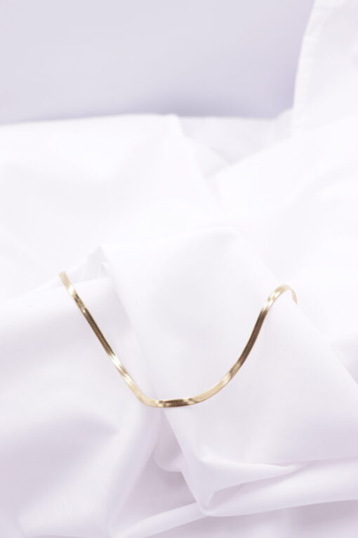 Stainless steel snake chain necklace