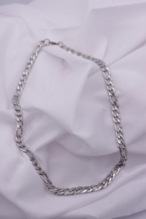 Stainless steel silver chain necklace
