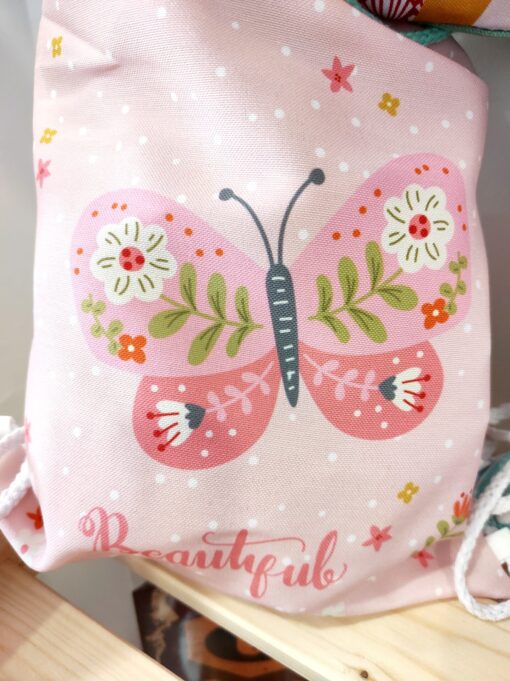 Back pack παιδικό με πεταλούδα