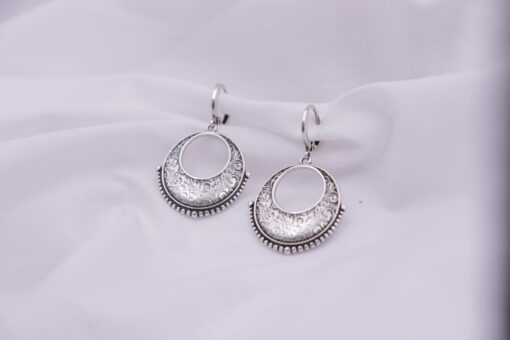 Boho silver colour earrings