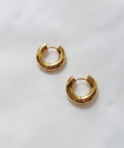 Bold hoops gold