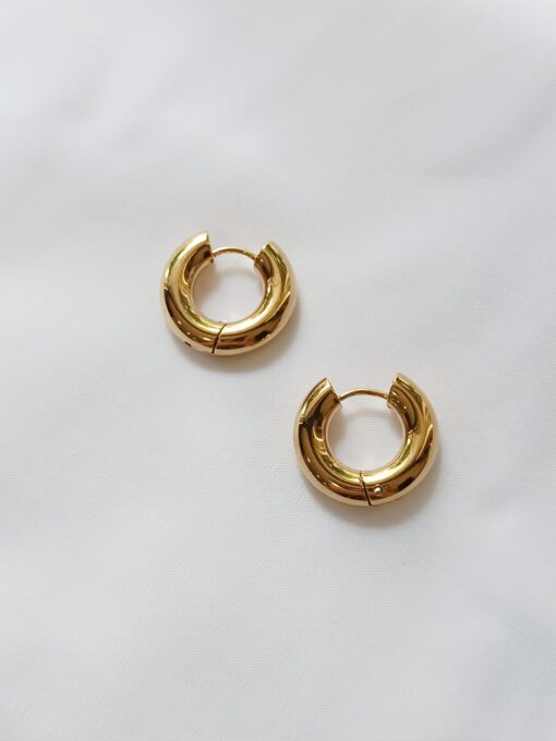 Bold hoops gold
