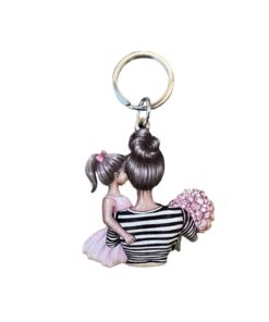 Μπρελόκ "Μαμά με κόρη"