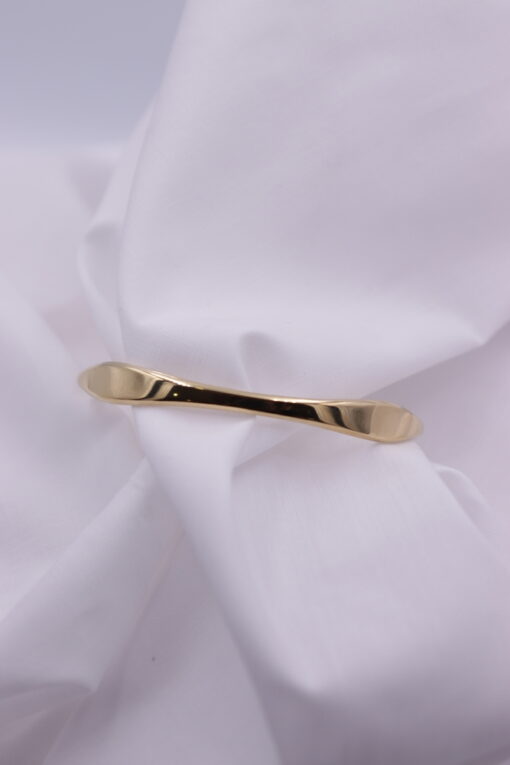 Border gold cuff βραχιόλι