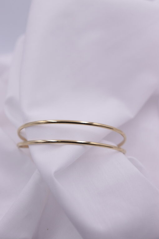 Line gold cuff βραχιόλι