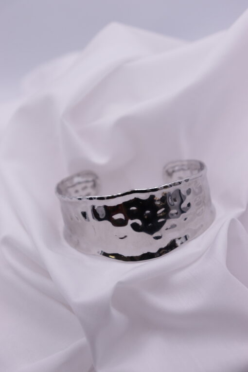 Bold silver cuff βραχιόλι