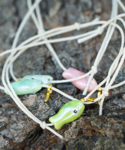 Μαρτυρικό βραχιόλι με ψαράκια κεραμικά