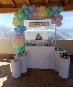 Candy bar with balloons