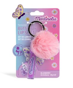 World Butterfly Lip & Pom pom Set