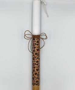 Leopard hearts λαμπάδα