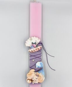 Γοργόνα με κοχύλι λαμπάδα